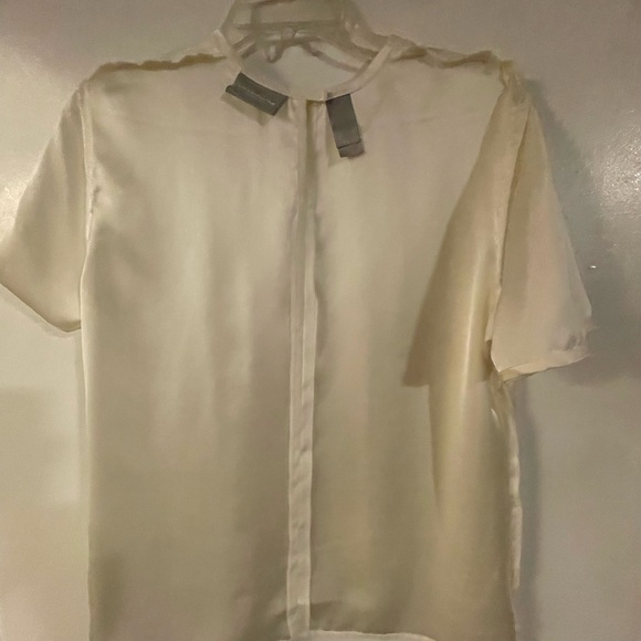 LIZ CLAIBORNE SHORT SLEEVE BLOUSE SZ 10 - Picture 2 of 7